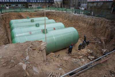 金鄉(xiāng)公司玻璃鋼儲罐 引領(lǐng)小區(qū)免清掏化糞池新風尚